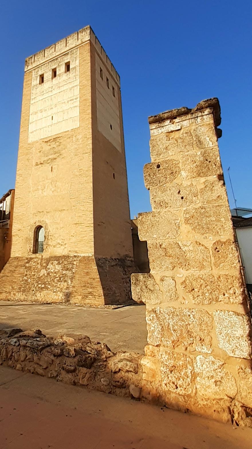 El Torreón y muro del Palacio de los Borja.