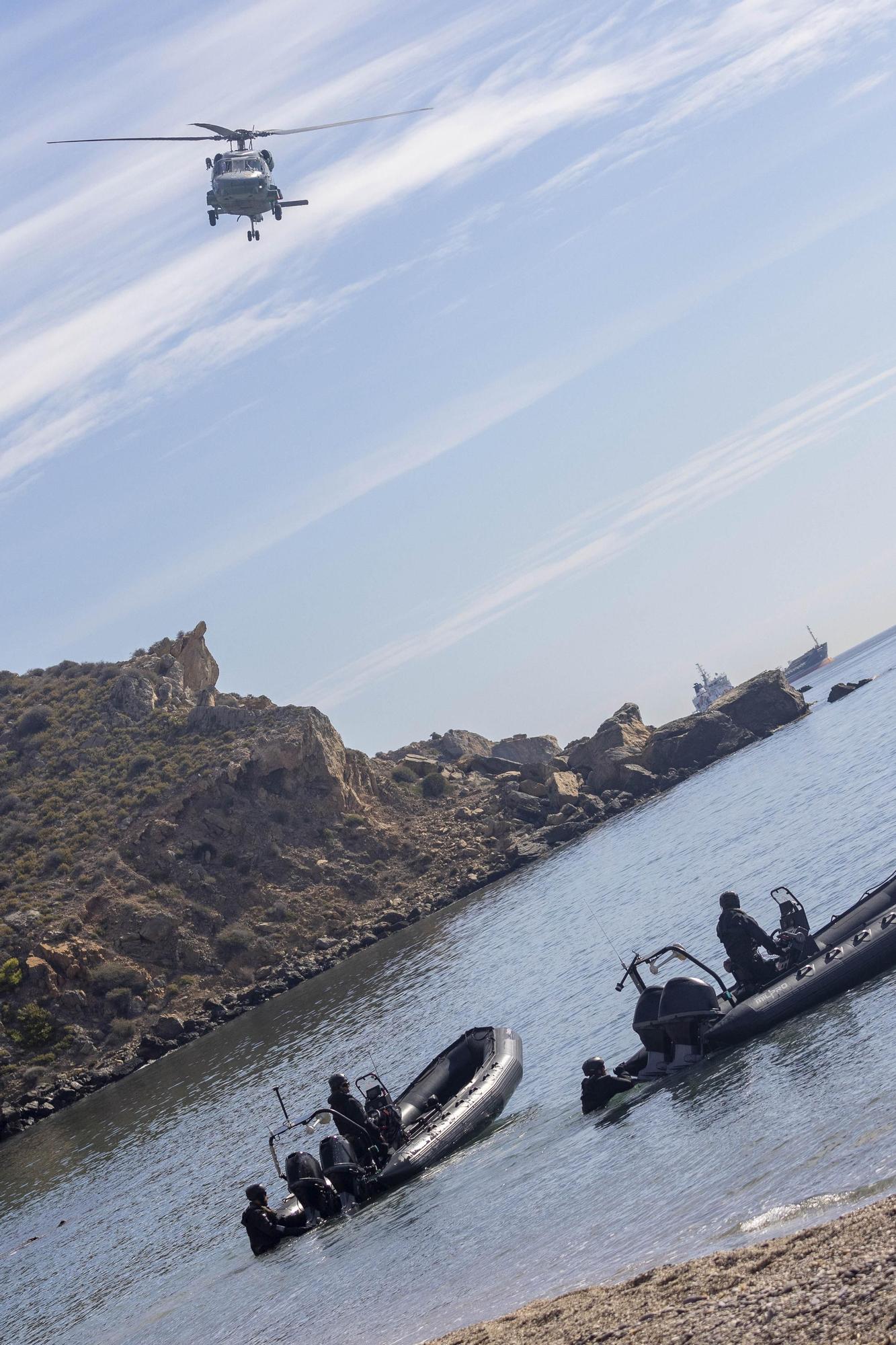 FOTOS: El Ejército de la OTAN se entrena en aguas de Cartagena