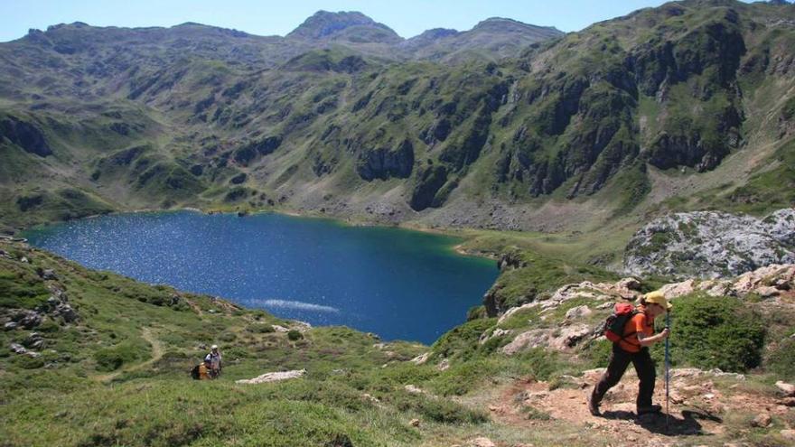 El lago de La Calabazosa.