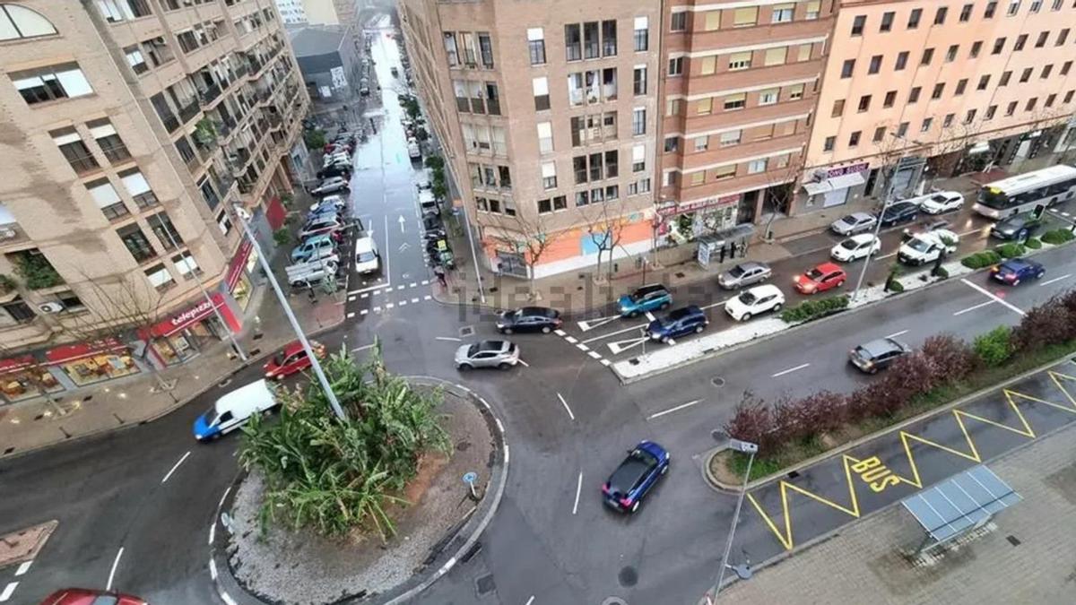 Imagen de la avenida de Valencia donde se realizarán obras antiinundaciones.