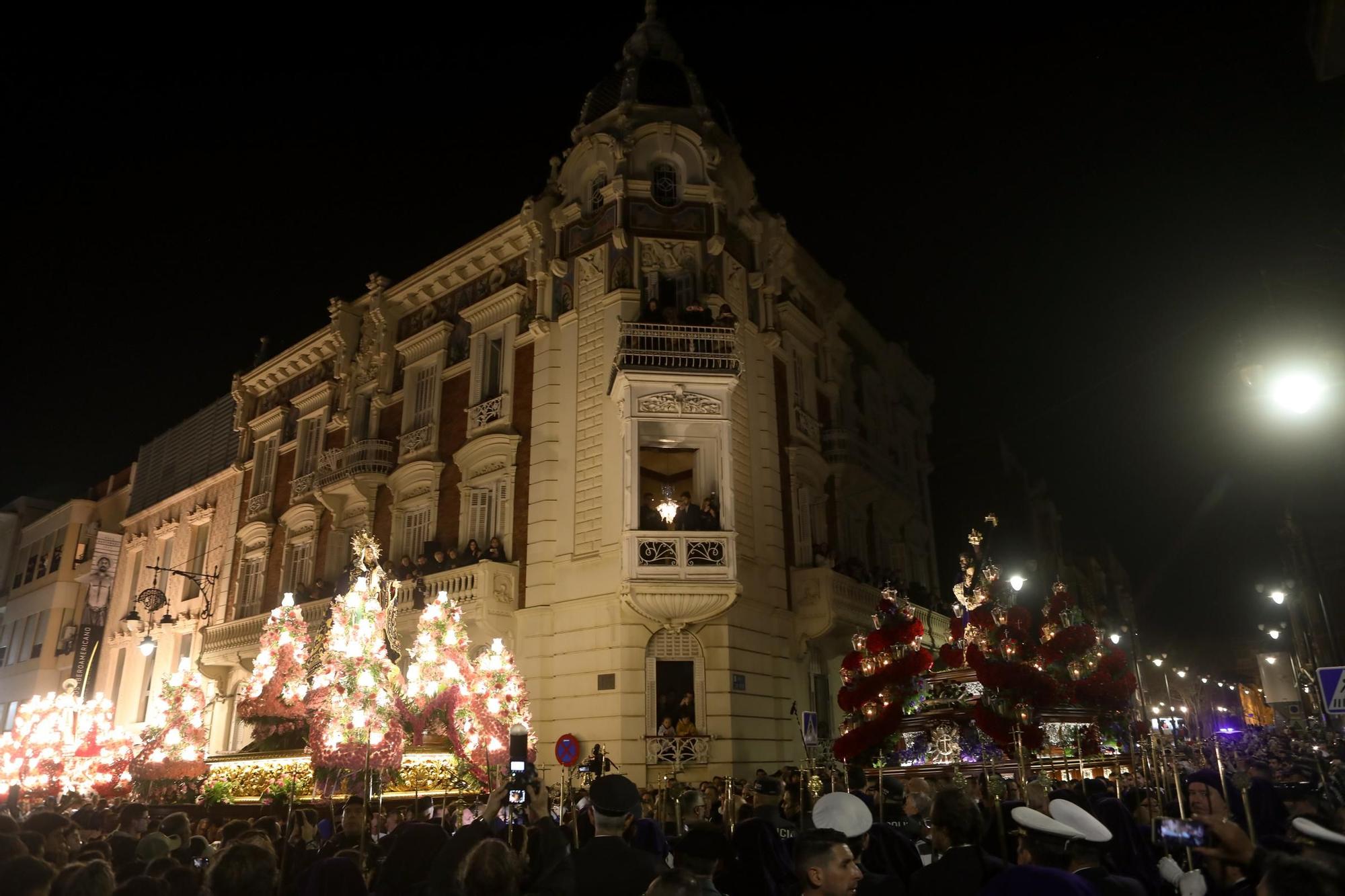 Las imágenes del Encuentro de Jesús de Nazareno y la Dolorosa en Cartagena