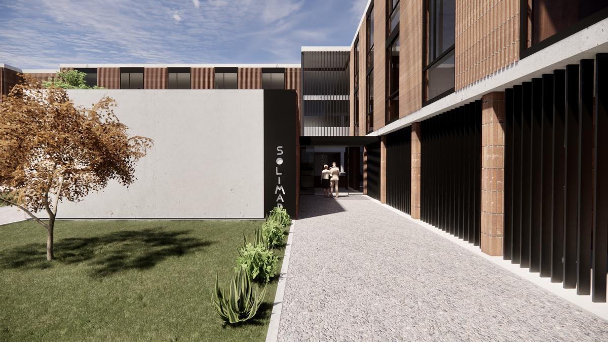 Recreación virtual de la nueva residencia en Picanya.