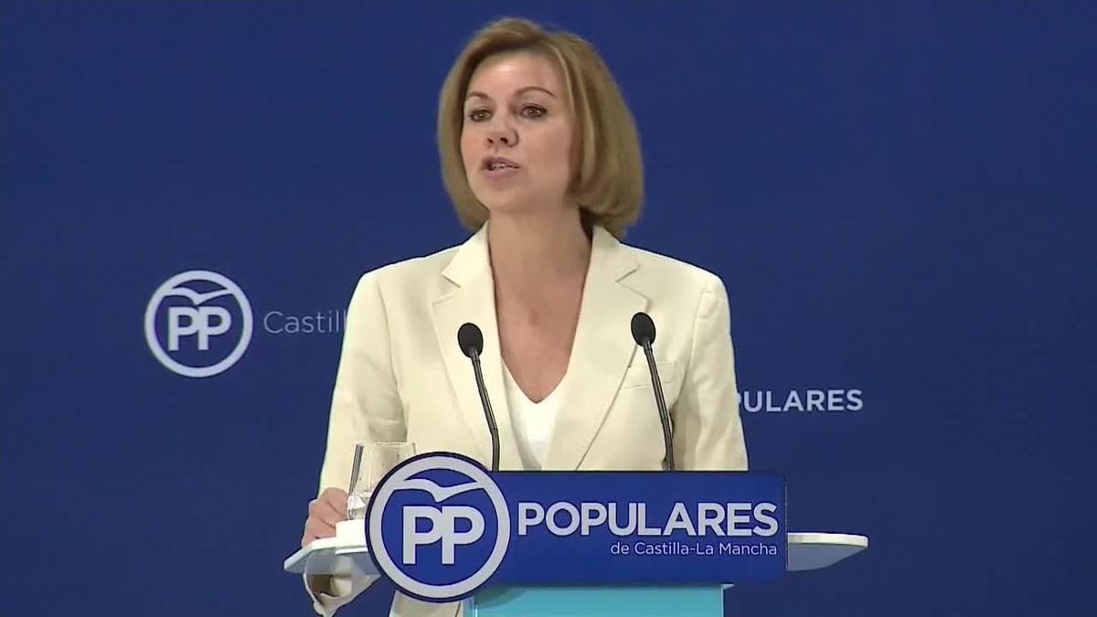 Cospedal ha anunciado su candidatura ante unos 150 de dirigentes ’populares’ castellanomanchegos.