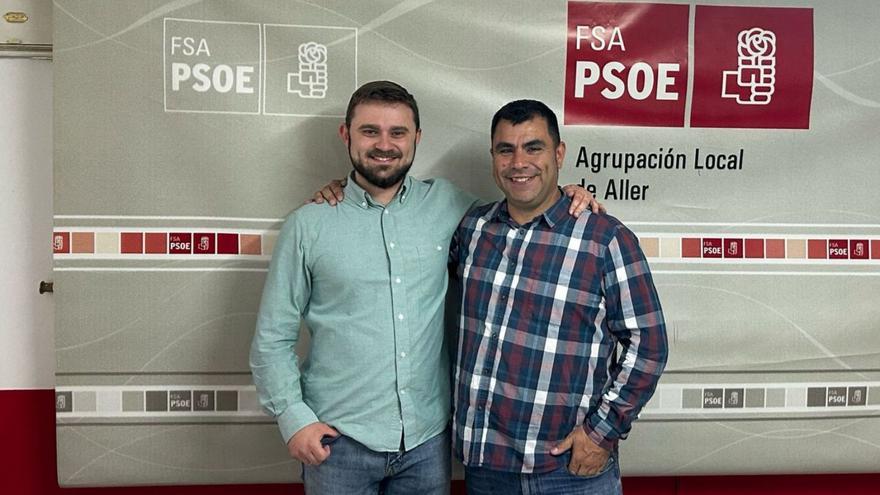 Daniel Lillo , nuevo secretario general del PSOE en Aller