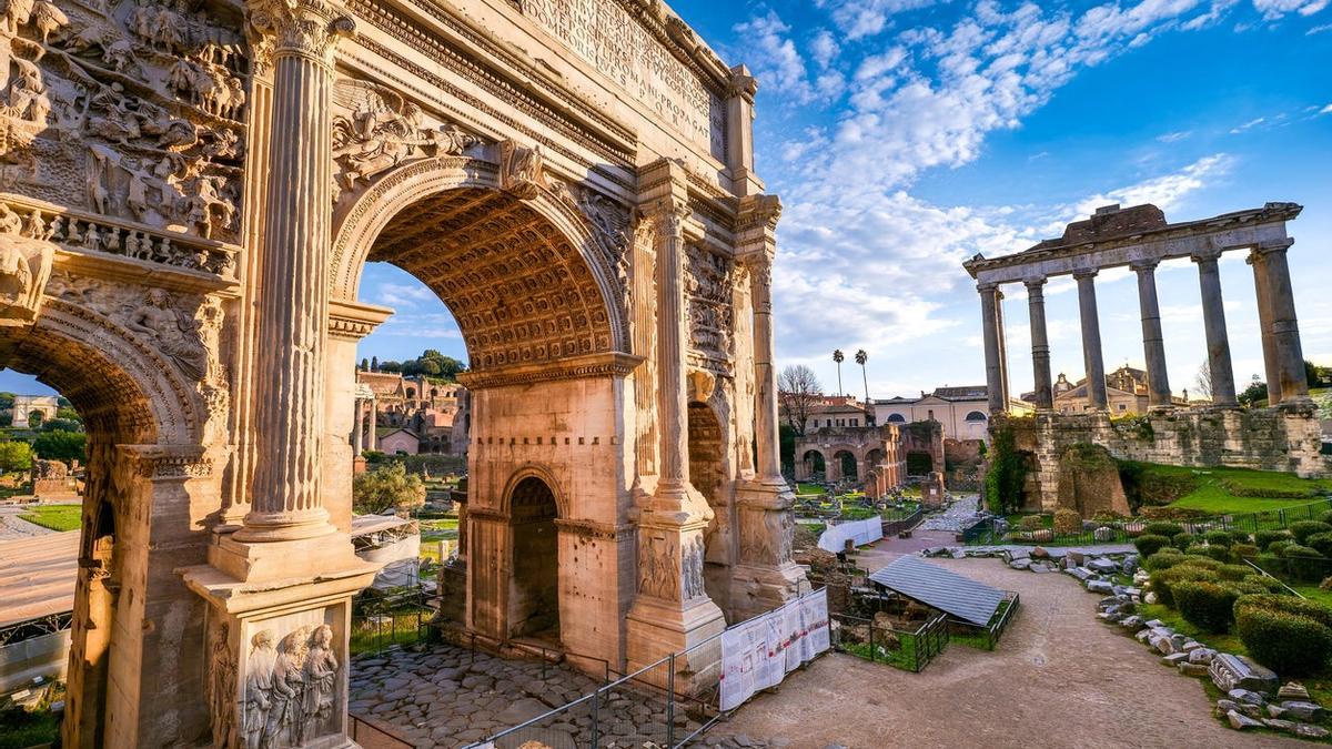 Arco de Septimio Severo, Roma, foros romanos