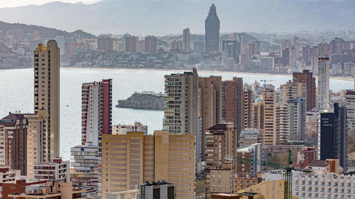 Panorámica de Benidorm, municipio turístico por excelencia