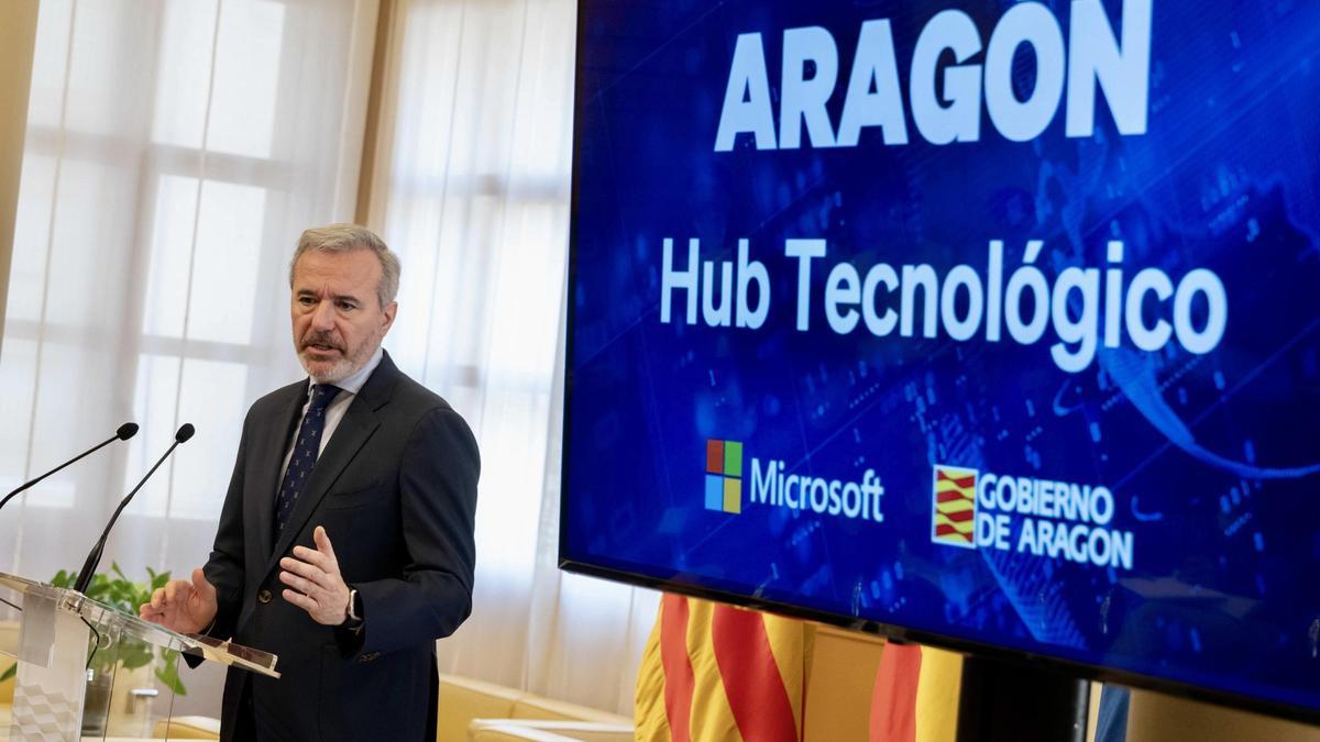 El presidente del Gobierno de Aragón, Jorge Azcón.