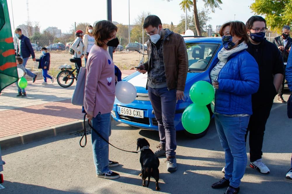 Una marcha teñida de verde y blanco para defender "el bien común"