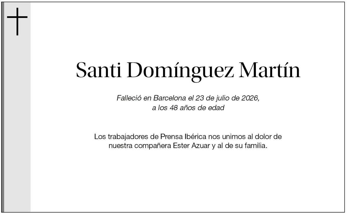 SANTI DOMÍNGUEZ MARTÍN