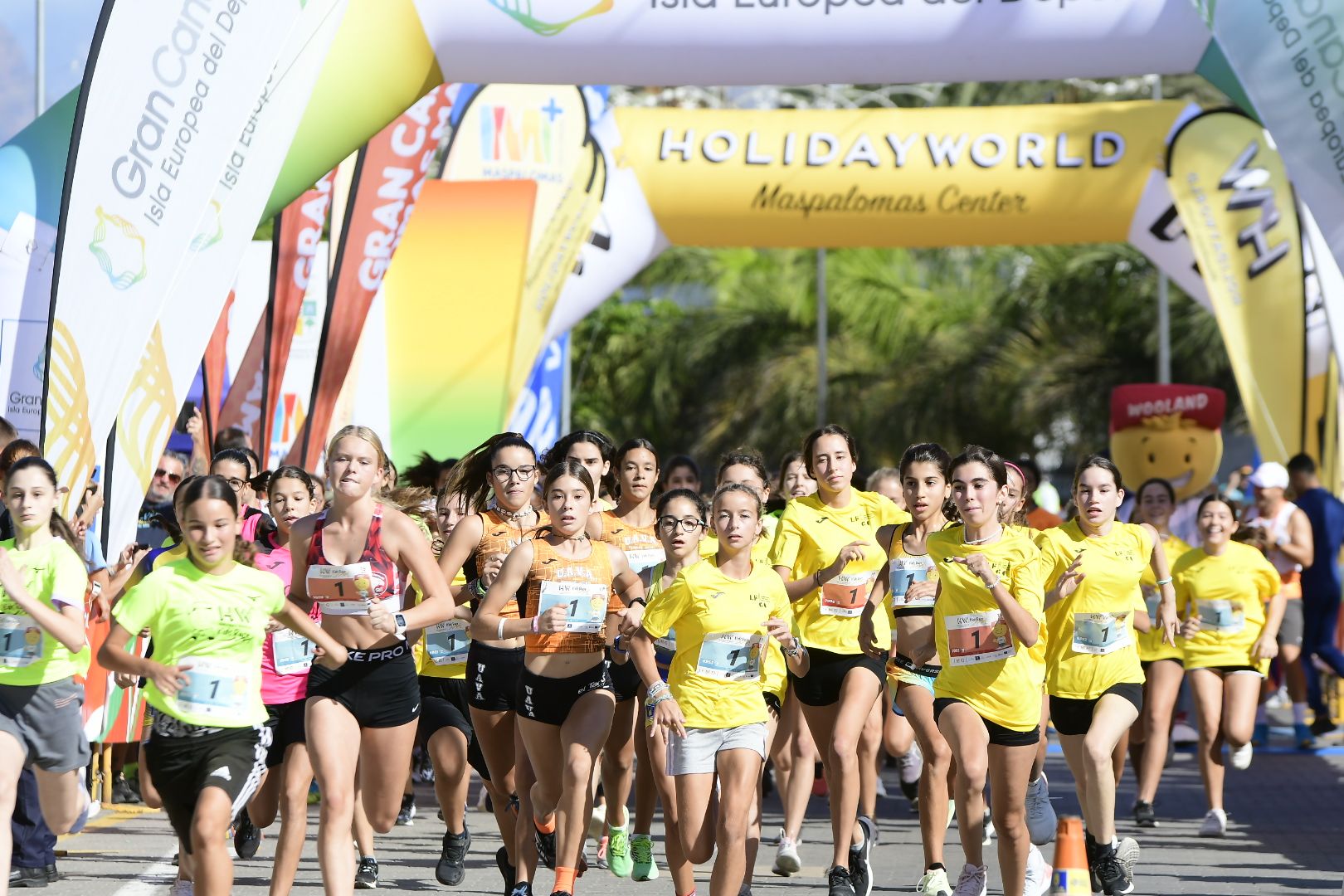 Carreras infantiles de la Gran Canaria Maspalomas Marathon