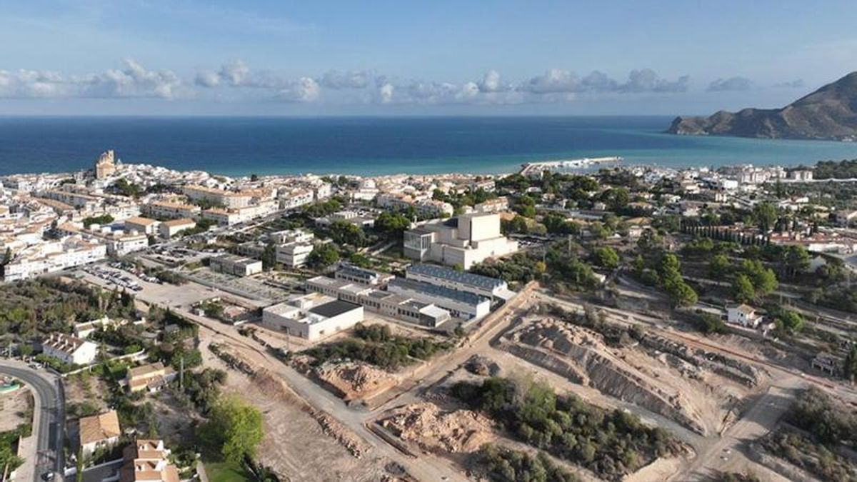 Vista aérea del PAI Bellas Artes de Altea en la actualidad.