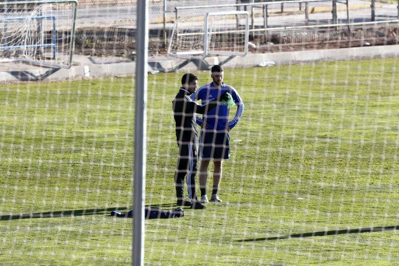 Primer entrenamiento de André Pereira