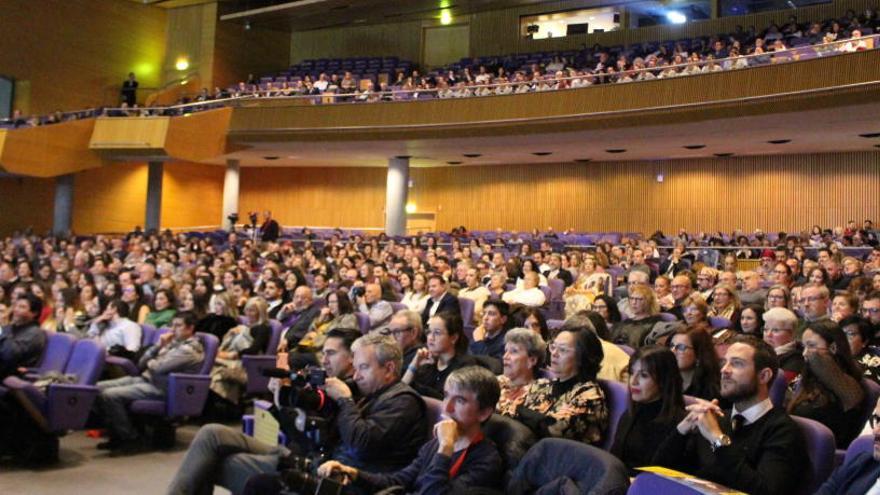 Aspecto del Palacio de Congresos en la reciente Gala de la Cultura.