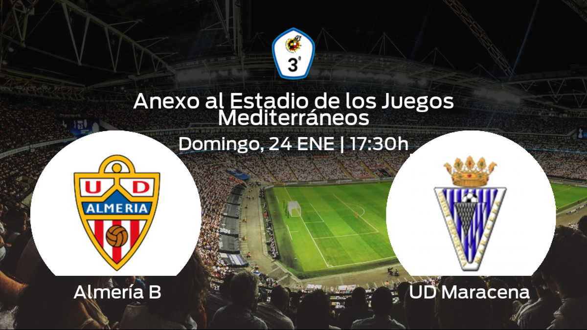 Previa del partido: el Almería B recibe al Unión Deportiva Maracena