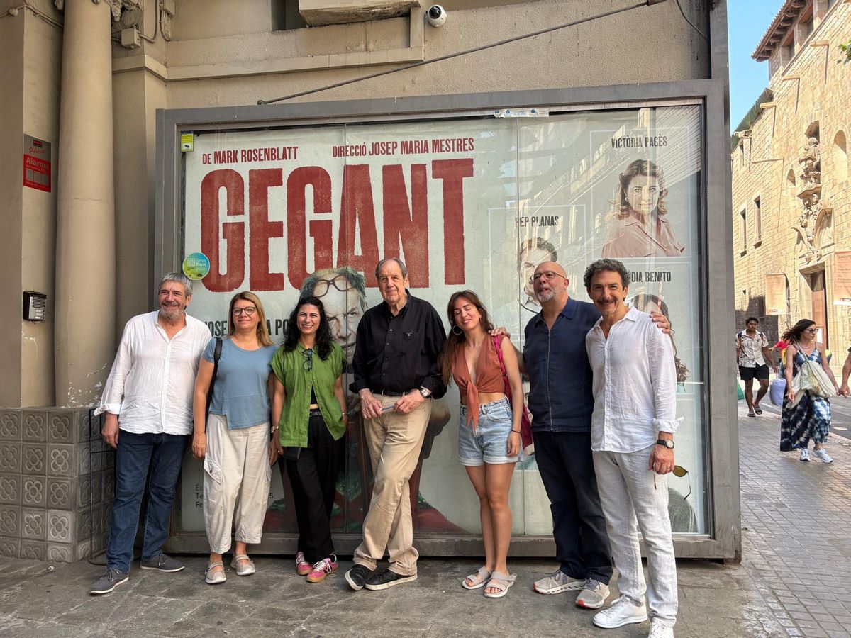 El equipo de Gegant, este miércoles en el Romea. El equipo de Gegant, este miércoles en el Romea.