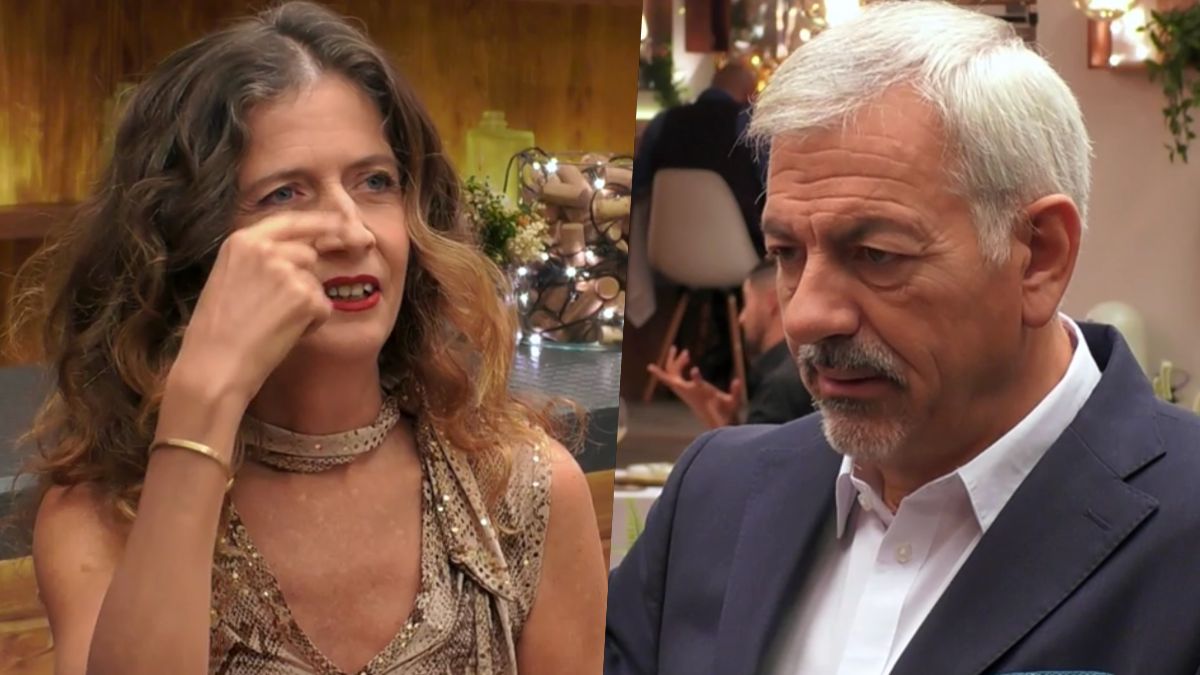 María y Carlos Sobera en 'First Dates'