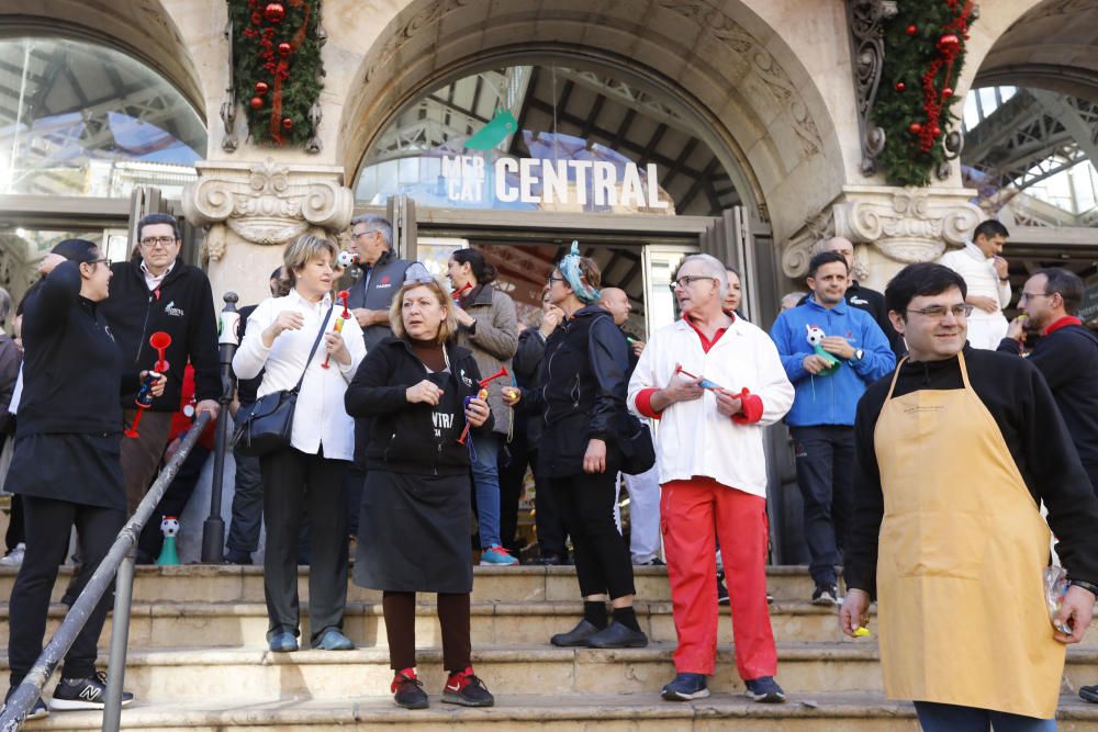 Protesta de los comerciantes del Mercado Central