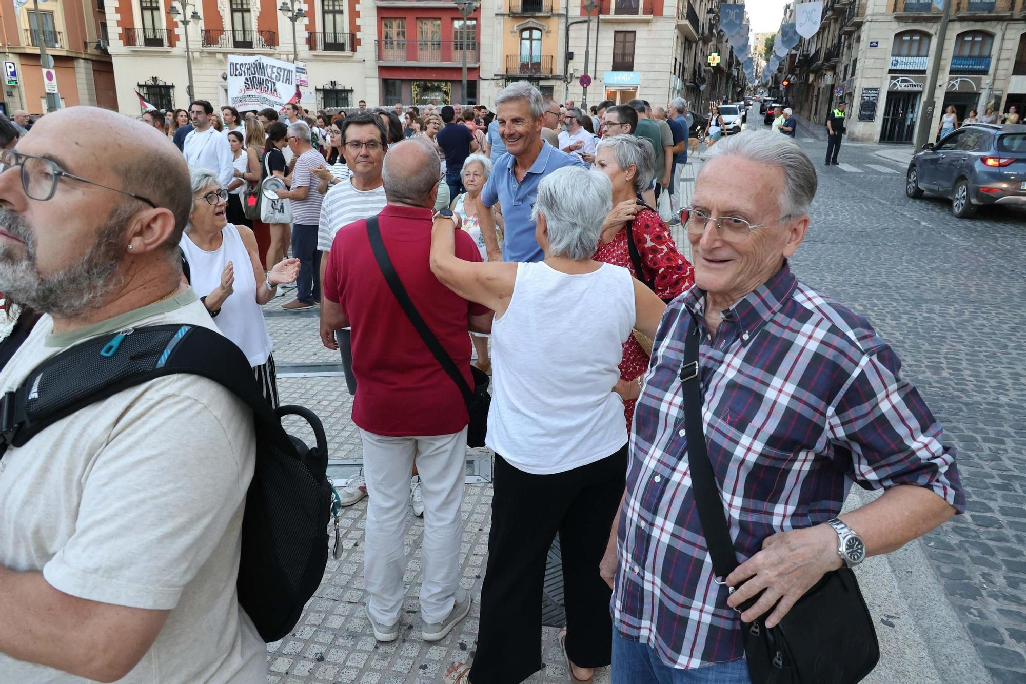 Concentración en Alcoy contra el genocidio en Gaza