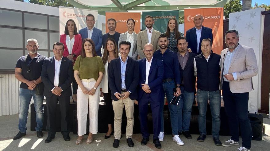 Presentación de los candidatos de Ciudadanos en Málaga