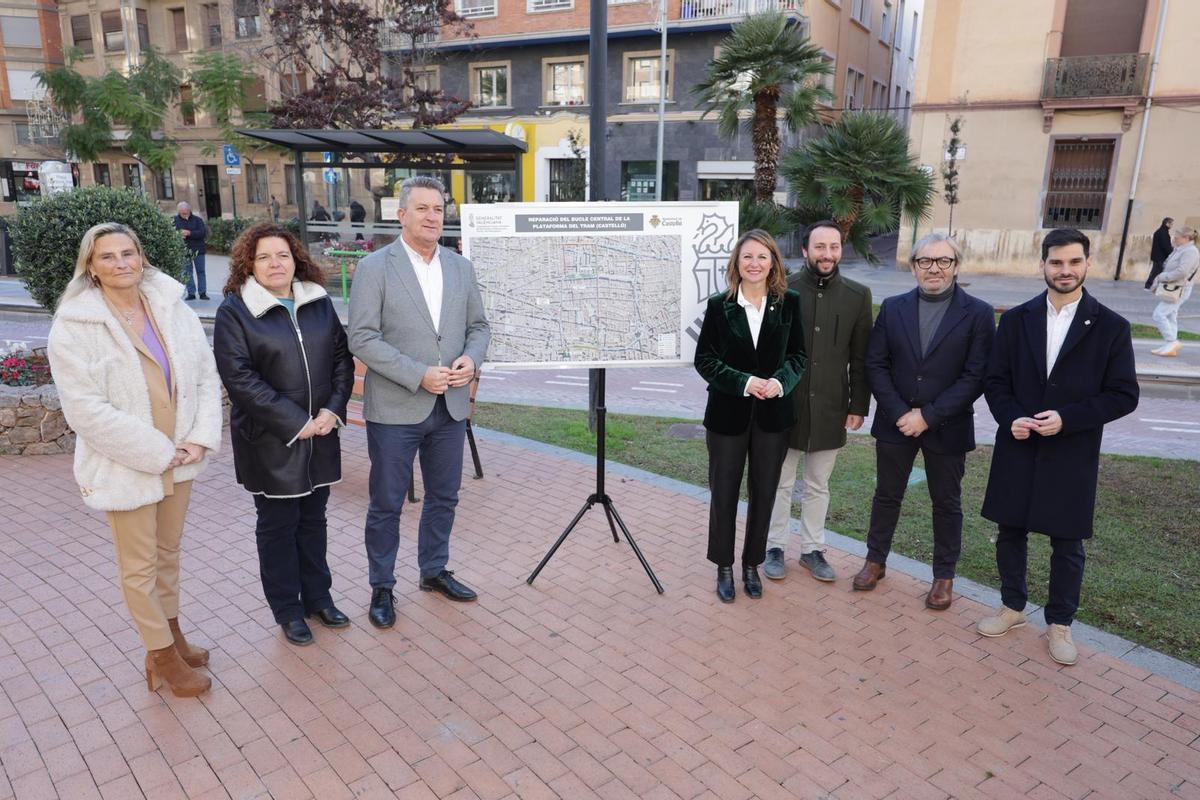 Las autoridades, este miércoles.