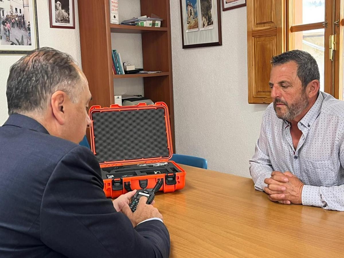 Reunión con el conseller Valderrama
