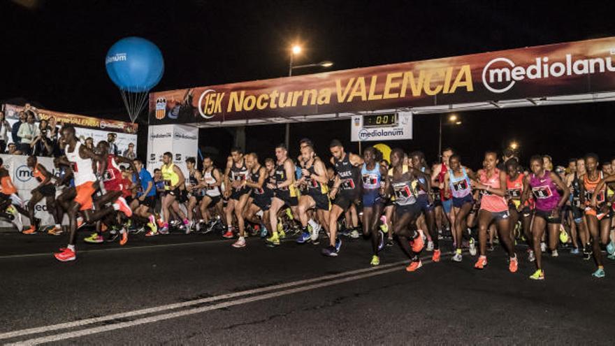 Salida de la carrera en la última edición