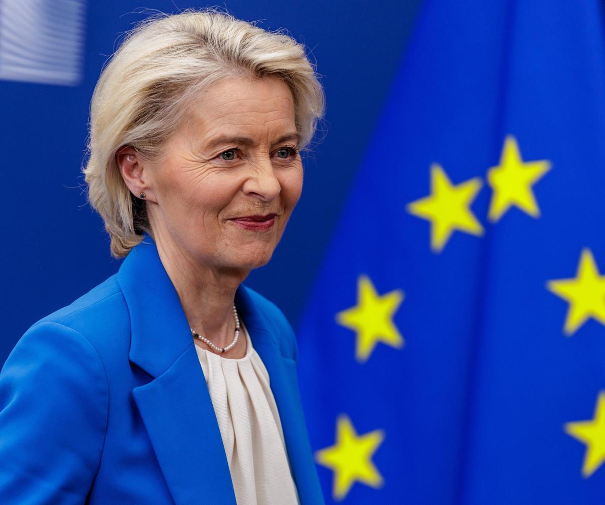 La presidenta de la Comisión Europea, Ursula von der Leyen.