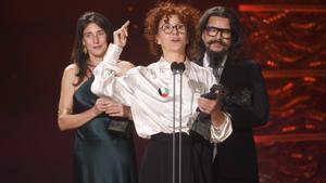 Diana Sagrista, Eva Valiño, Alejandro Castillo, Goya a Mejor sonido, por Segundo Premio, en la 39º edición de los Premios Goya