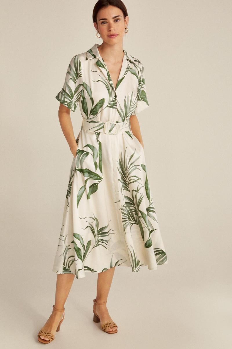 Vestido camisero estampado de Pedro del Hierro