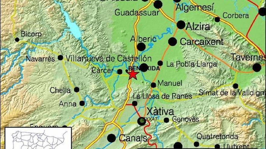 Registran un seísmo de 2,4 grados en Beneixida