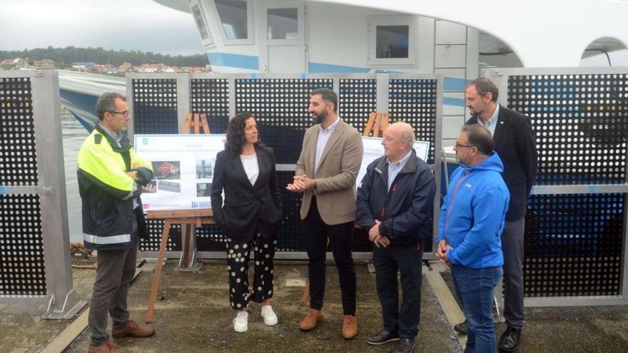 I+D+i para reducir el impacto del viento en los barcos de A Illa