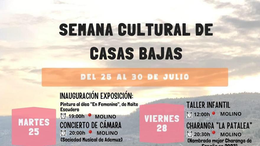 Casas Bajas inicia su Semana Cultural como un punto de encuentro vecinal