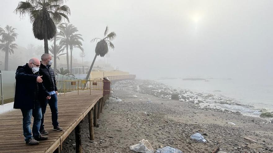 Estado actual de la Senda Litoral tras el último temporal