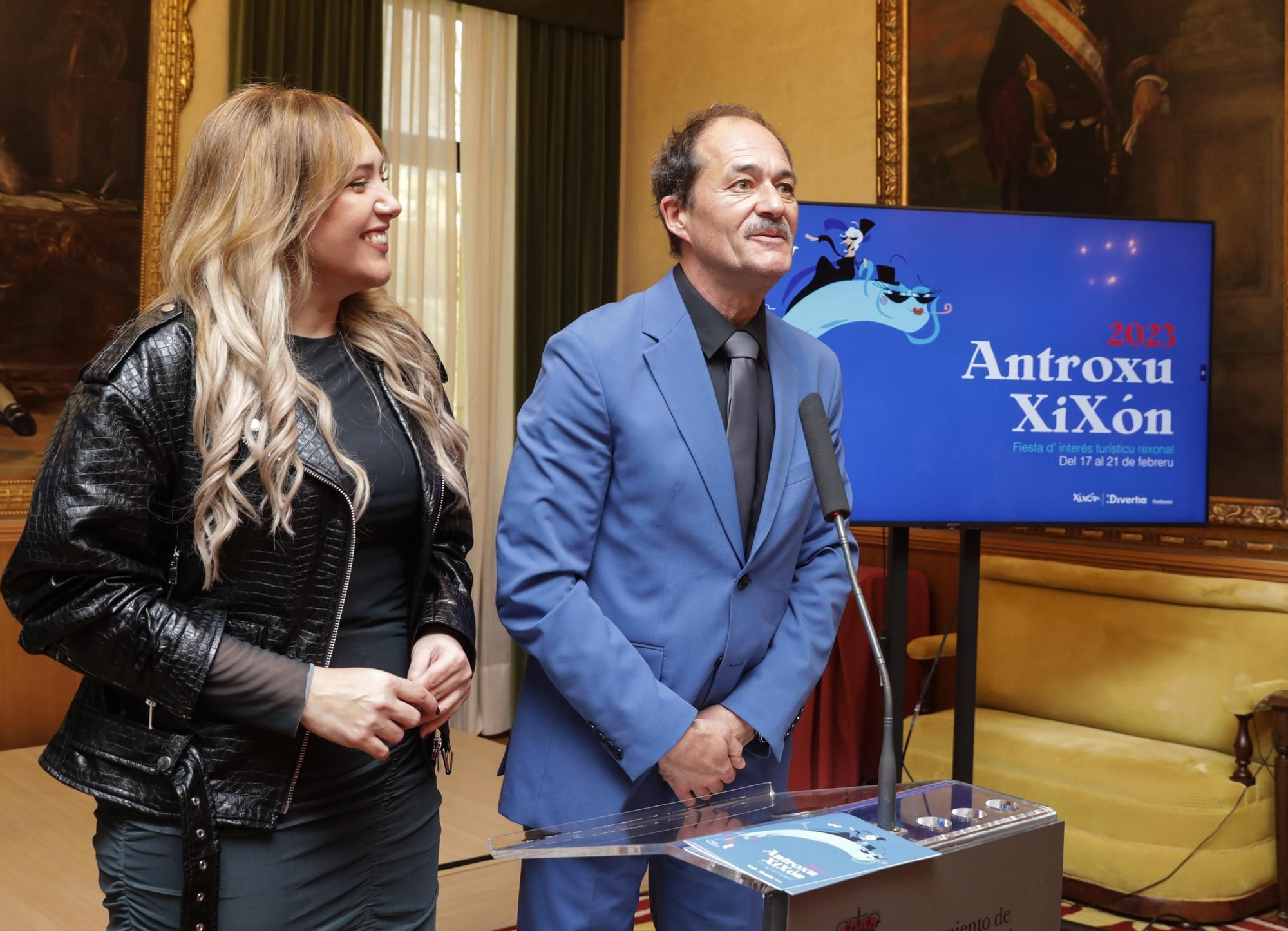 En imágenes: presentación del Antroxu de Gijón 2023