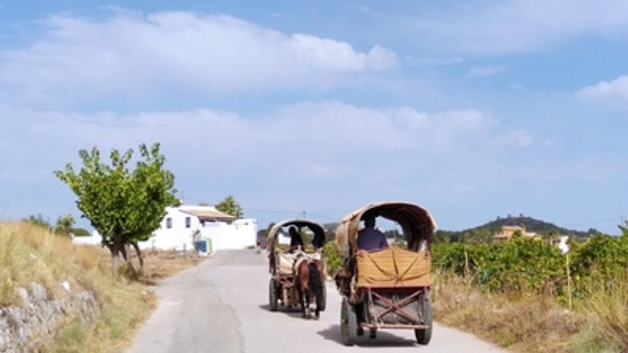 El carro hace camino en la Marina Alta