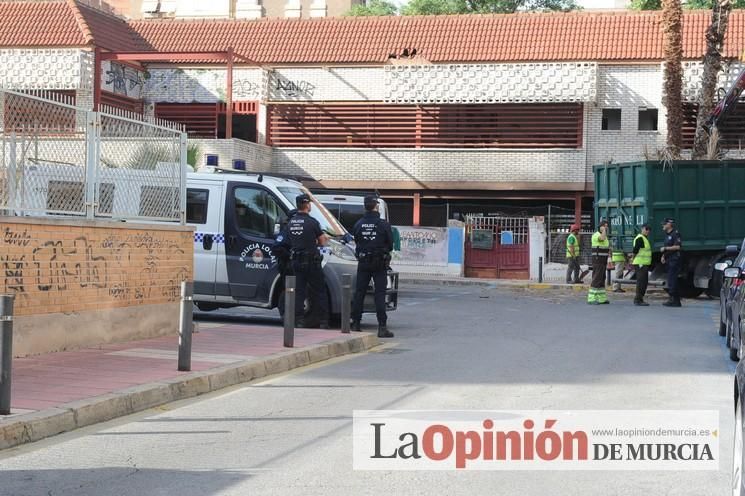 Desalojo y limpieza de la guardería de La Fama