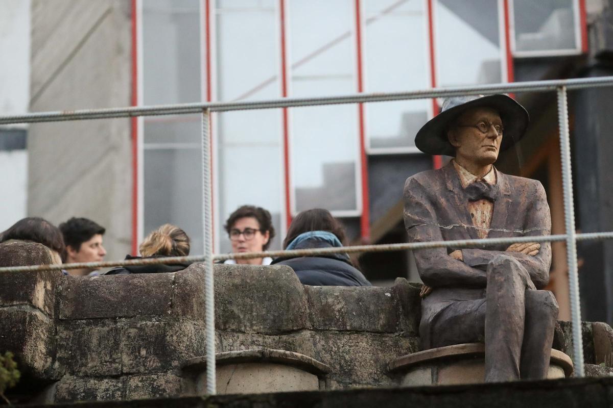 La plantilla de la fábrica de Cervo este viernes sin poder acceder a sus puestos de trabajo