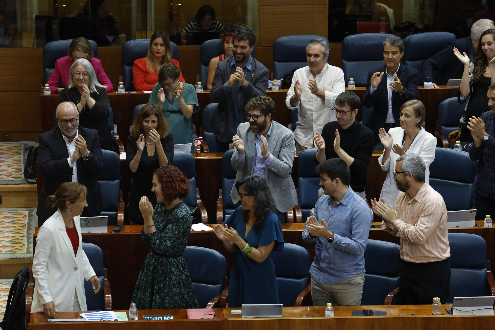 Mónica García en la Asamblea de Madrid