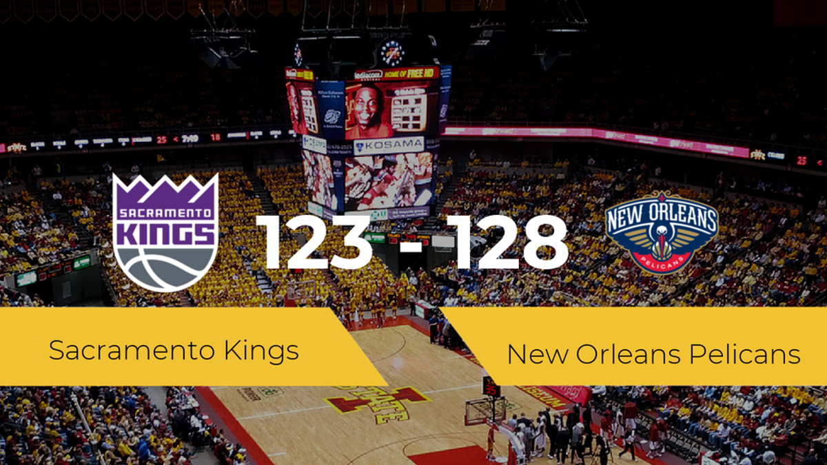 Triunfo de New Orleans Pelicans ante Sacramento Kings por 123-128