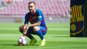 El jugador ha sigut presentat al Camp Nou