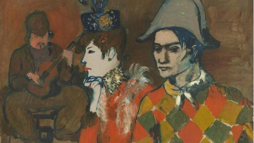 Picasso y Germaine en el Lapin Agile de París a finales del 1904.