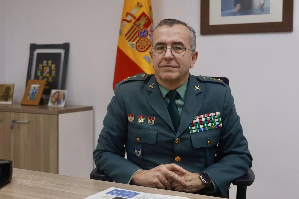 Valencia. Entrevista general José Antonio Fernández de Luz, jefe de la VI Zona de València. Es el máximo responsable de la Guardia Civil en la C. Valenciana VLC