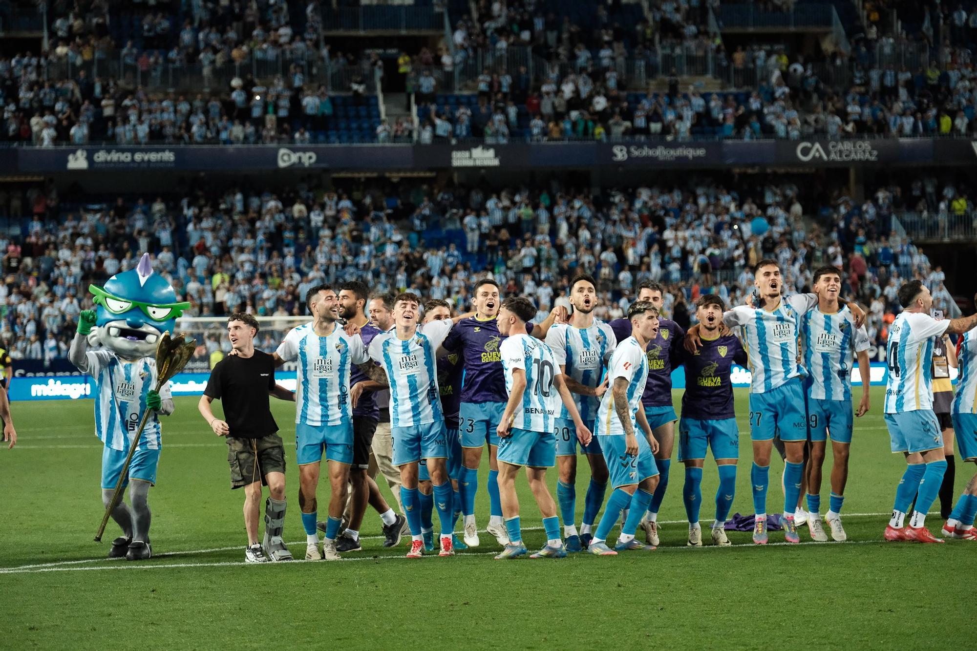 Málaga CF - Sporting. Jornada 40, Liga Hypermotion