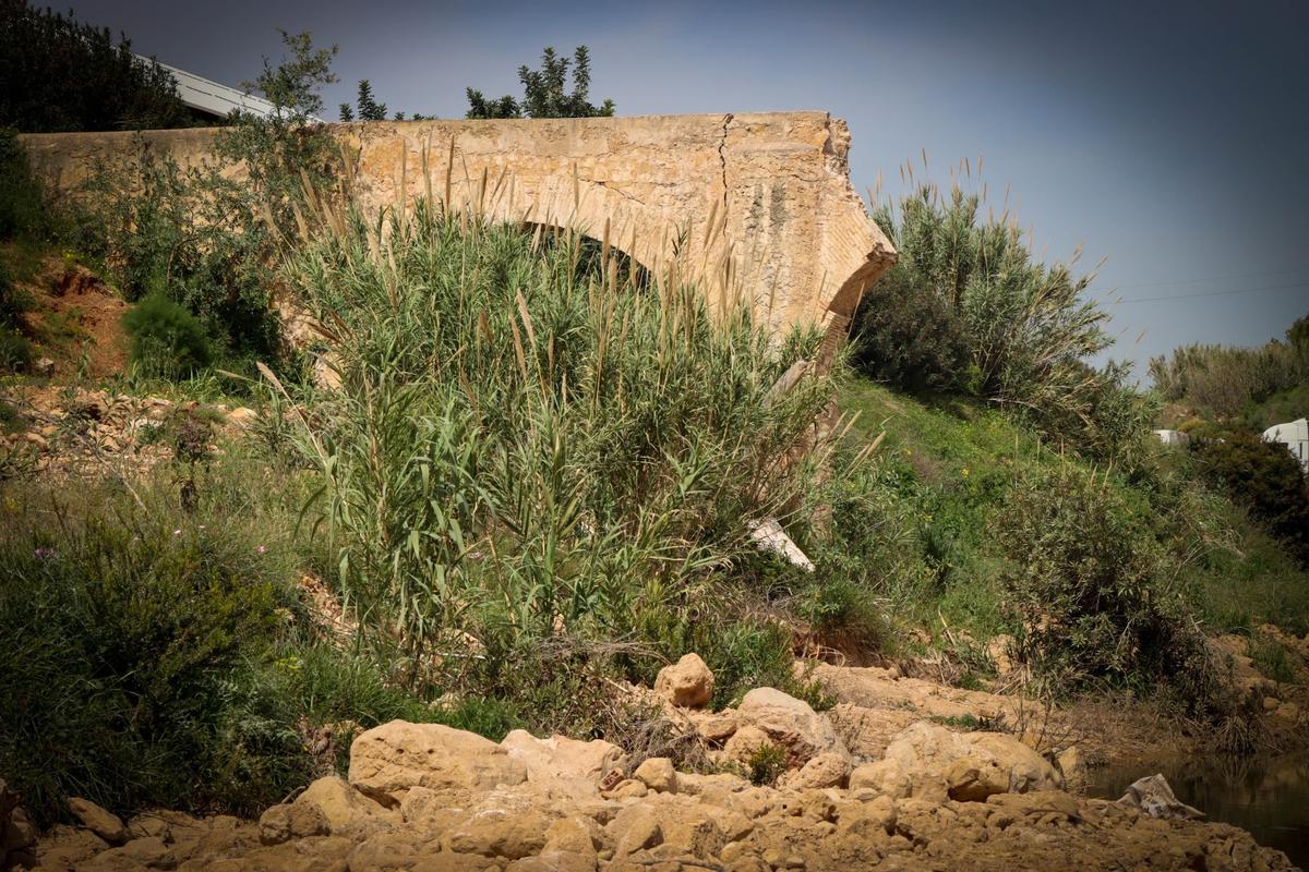 El estado actual dels Arquets de Baix de Torrent.