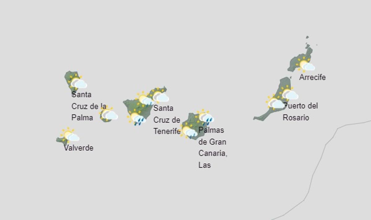 Gráfico meteorológico de este viernes, 29 de marzo