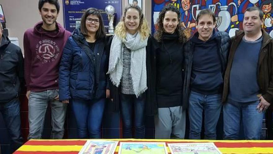 La Penya Barcelonista de Navàs tria els dibuixos per al seu calendari