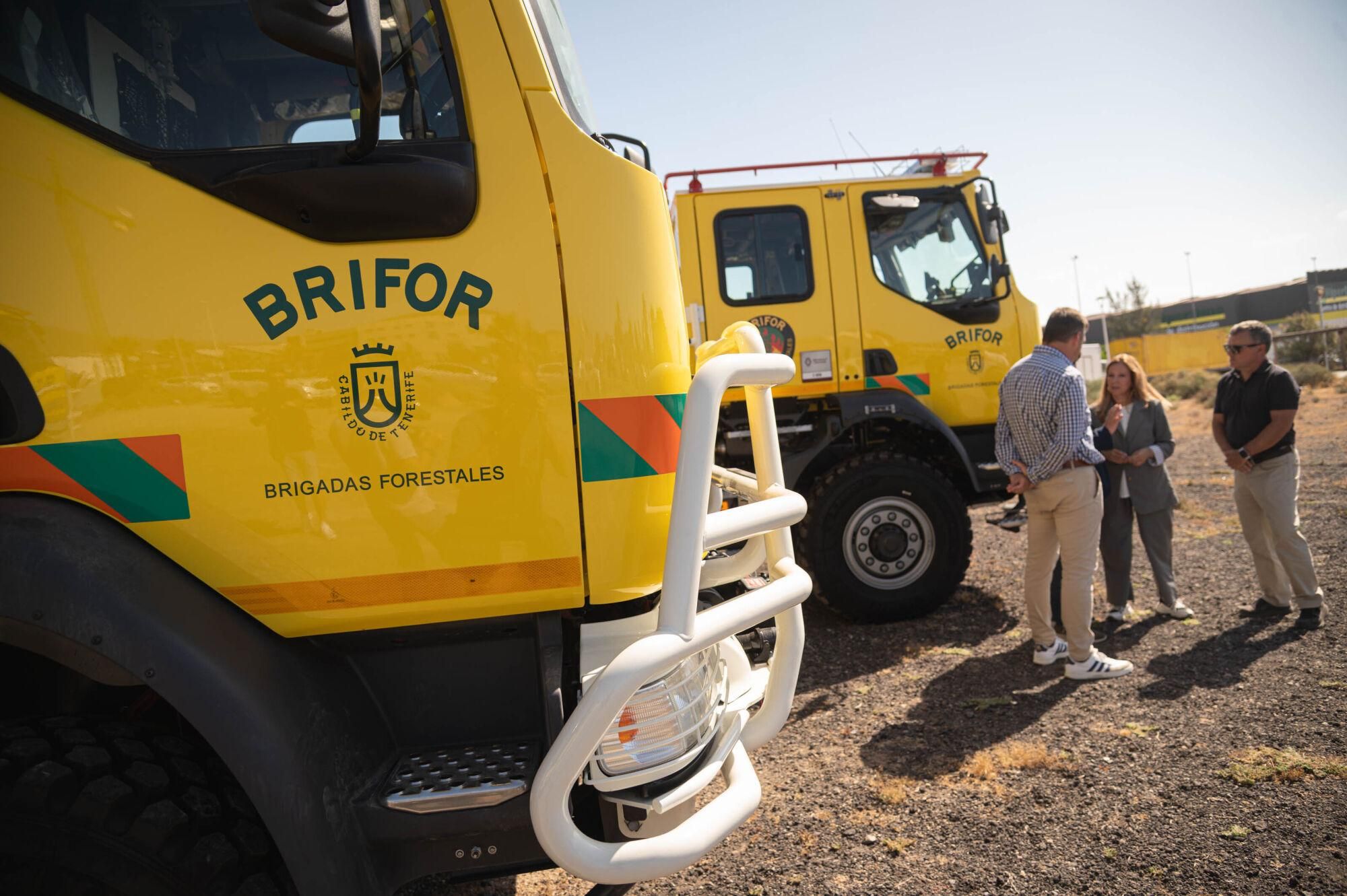 Nuevos vehículos contra incendios en Tenerife