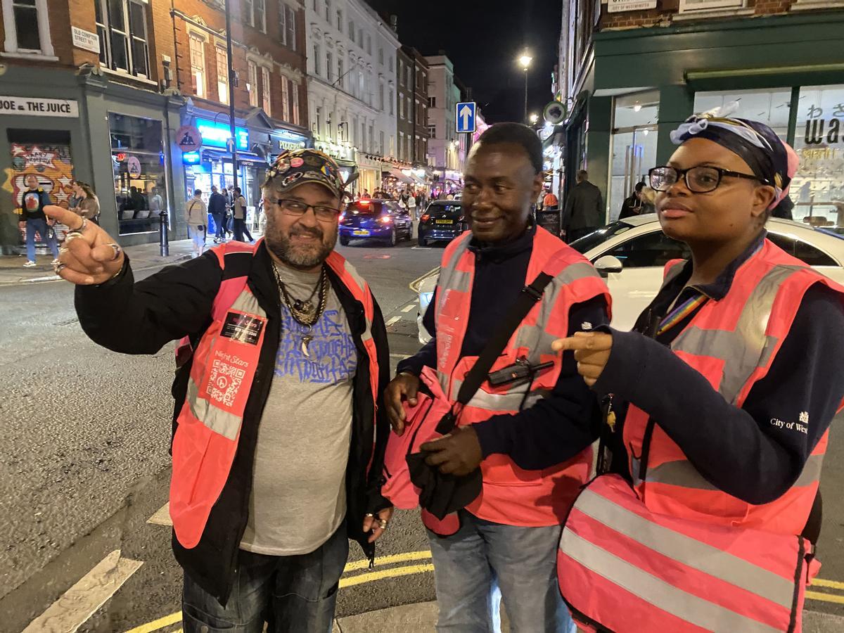 Un refugi ambulant contra les agressions masclistes en la nit de Londres