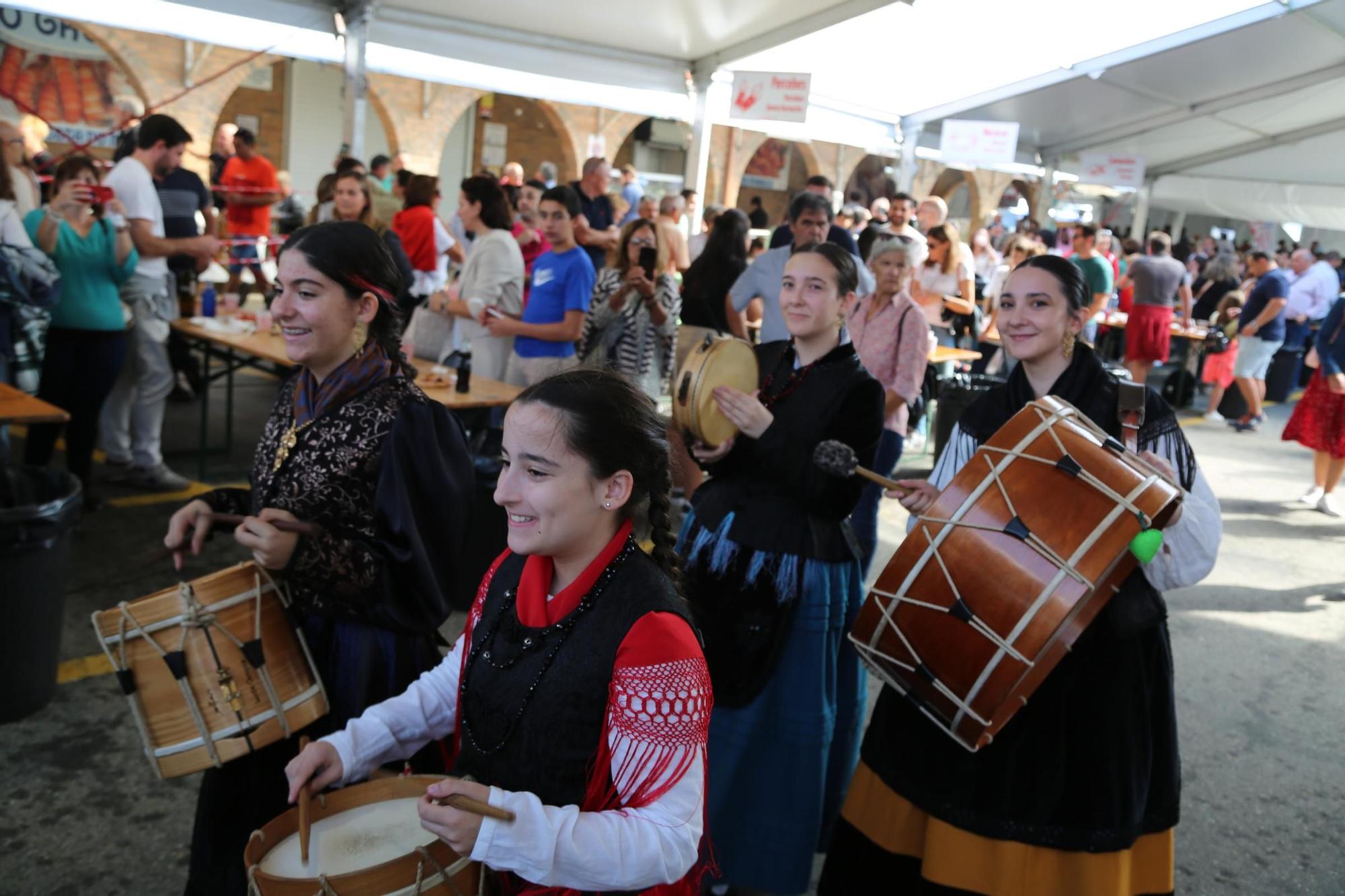 La Festa do Marisco de O Grove, esta mañana.