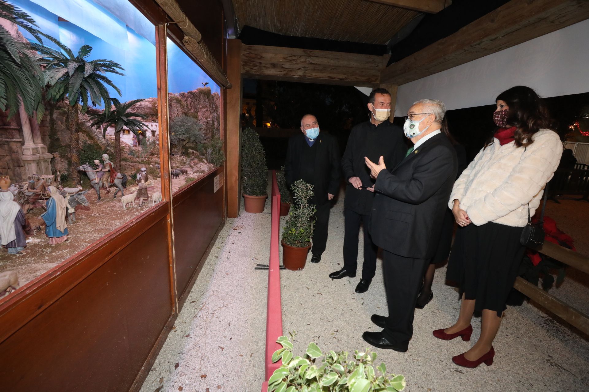 Inauguración del Belén de Navidad en Elche